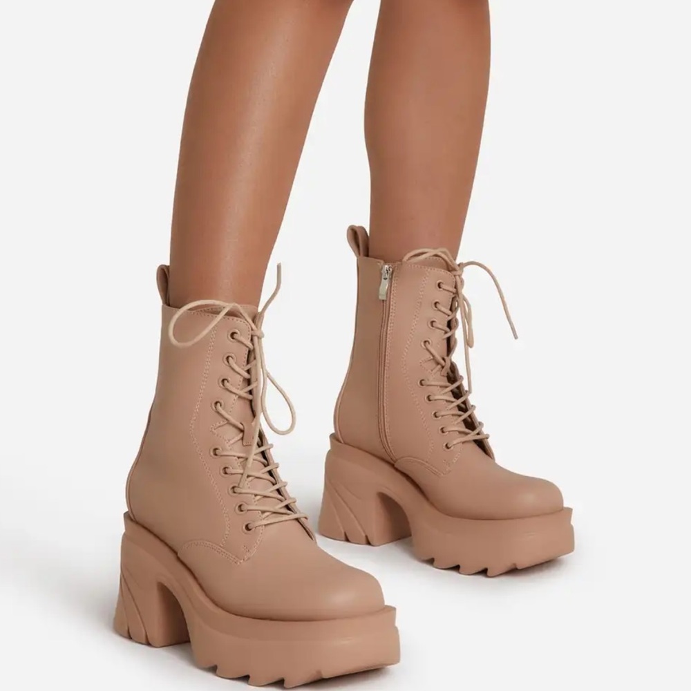 Nude boots
